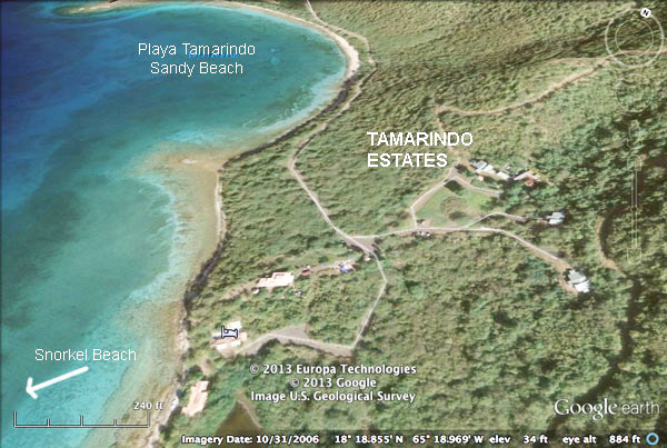 Aerial photo of
                            Tamarindo region