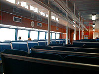 Inside ferry boat